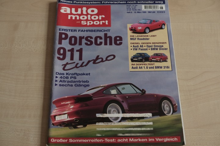 Deckblatt Auto Motor und Sport (06/1995)